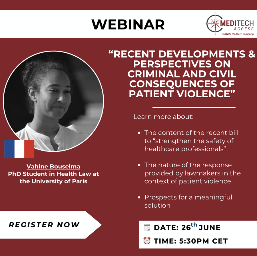 News - Healthcare Violence and the Law: France’s Legislative Response Webinar