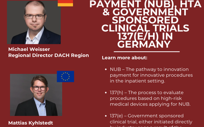 News - Innovation Payment (NUB), HTA & German Government-Sponsored Clinical Trials Webi